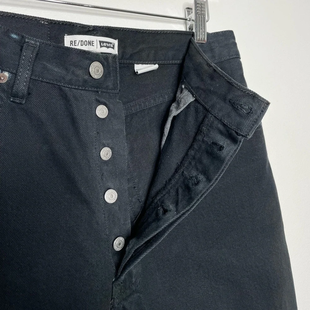 Re/Done | Vintage ReDone Levi’s High Rise Black Jeans Kendall Jenner 26